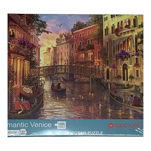 Romantic Venice Jigsaw Puzzle 1000 Pieces by Rocorose - Picture 4 of 5